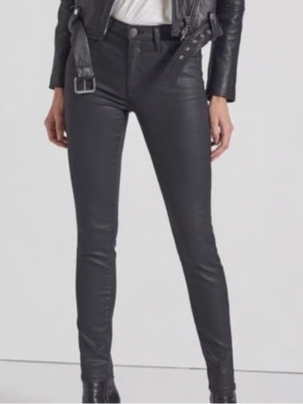 CURRENT/ELLIOTT High Waist Ankle Skinny